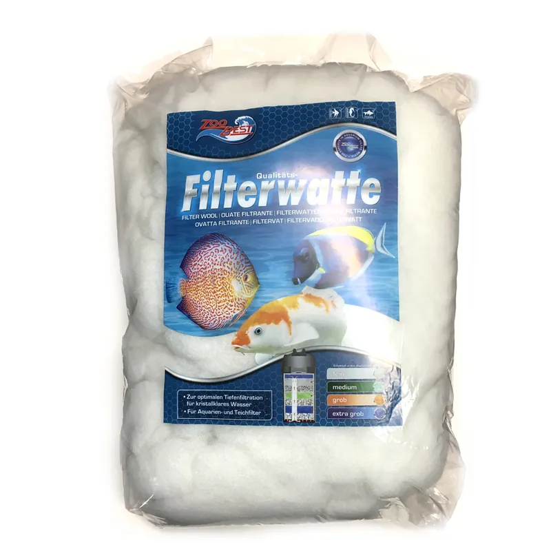 Zoobest Filterwatte fein weiss 1,0 kg Neu Im Sortiment